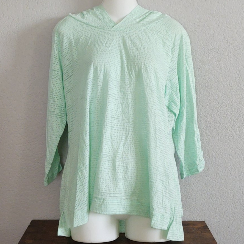 Columbia Lightweight Pullover Shirt 3/4 Sleeve XL
